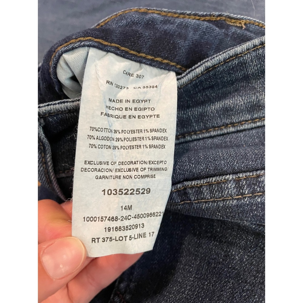 Lee Womens Mid Rise Bootcut Jeans Dark Wash Stretch Denim Size 14M - Picture 5 of 6
